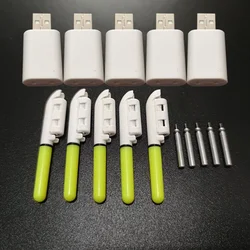 J547 Linterna LED telescópica recargable para caña de pescar