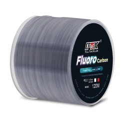 Línea fluorocarbon recubierta 120 m 0,20-0,60 mm 7,15-45 lb señuelos