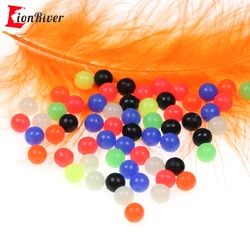 Perlas redondas de plástico duro para anzuelo triple – Colores mixtos