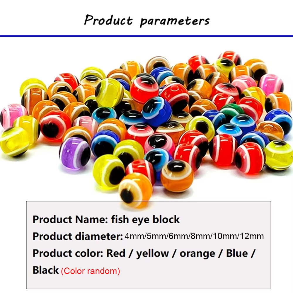 Perlas Carolina con luz Fish Eye – Kit 100 uds colores variados para bass - imagen 5
