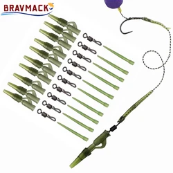Accesorios para pesca de carpa: clip cambio rápido, anti-enredos