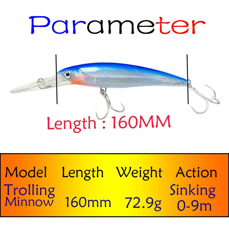 Testar Swimbait 160 mm – Wobbler de cebo duro para lubina en barco - imagen 3