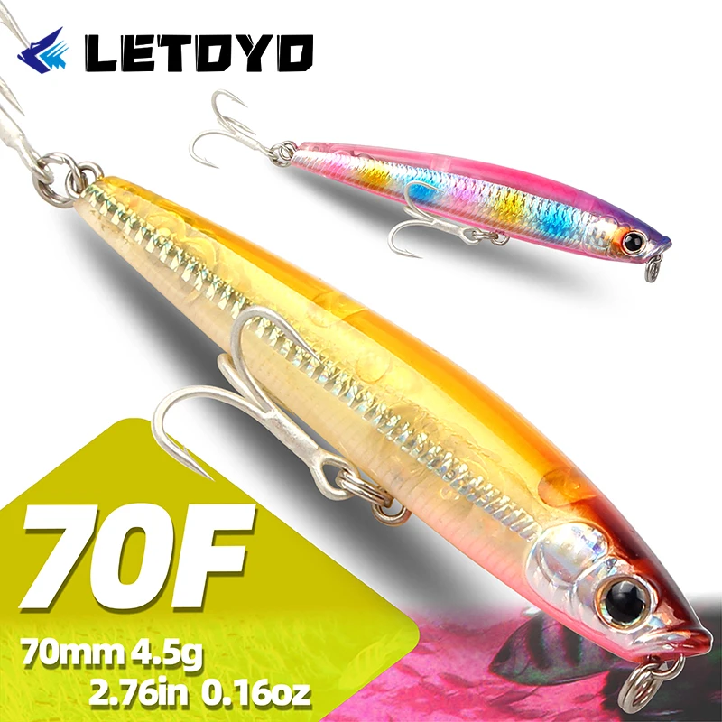 LETOYO Señuelo de superficie para lucio Walking the Dog