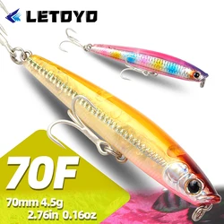 LETOYO Señuelo de superficie para lucio Walking the Dog