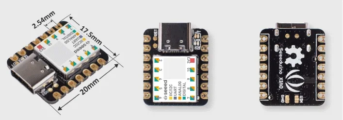 Placa Seeeduino XIAO en formato compacto