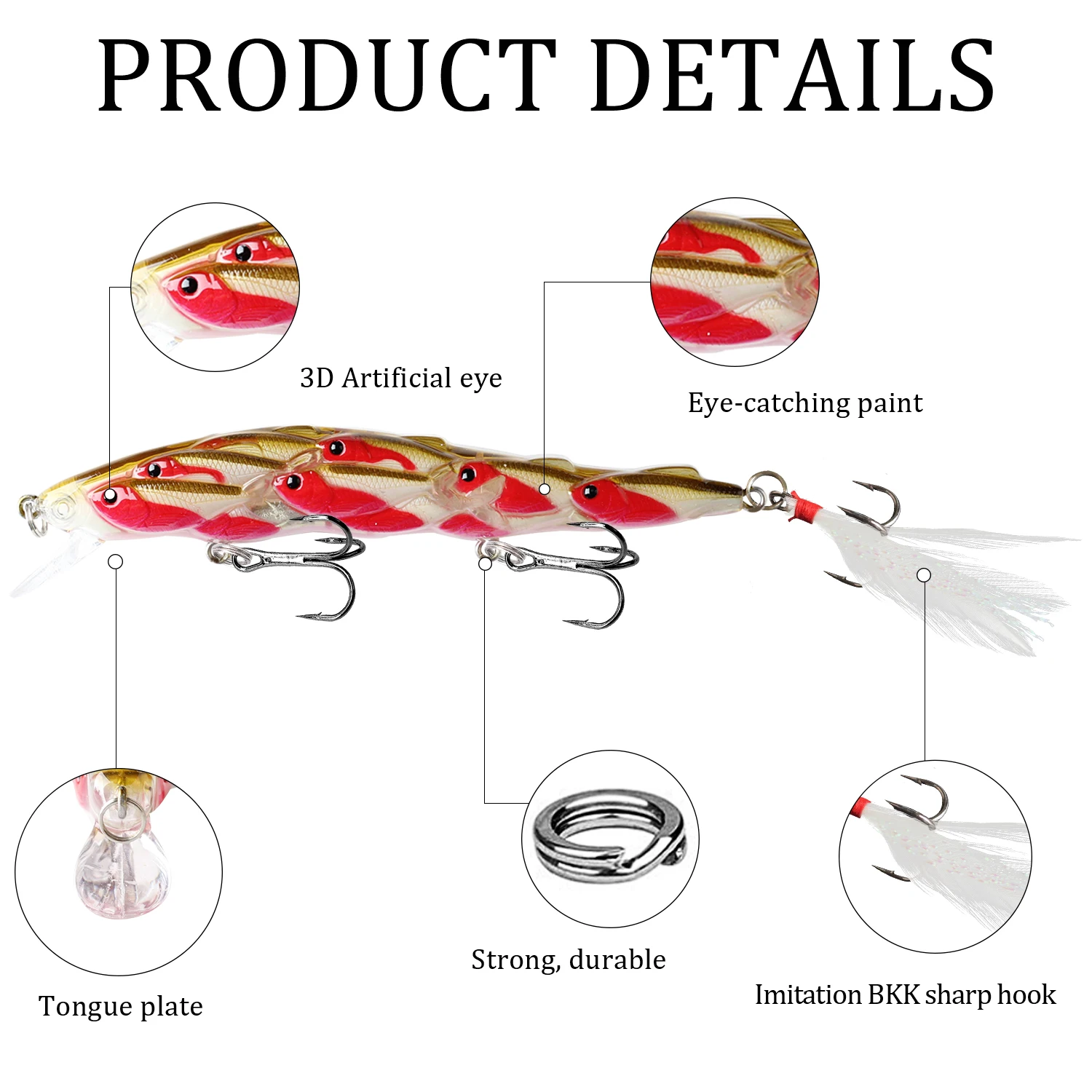 SwimBa Swimbait Pececillo Flotante 15,5g – Lubina y Carpa - imagen 3