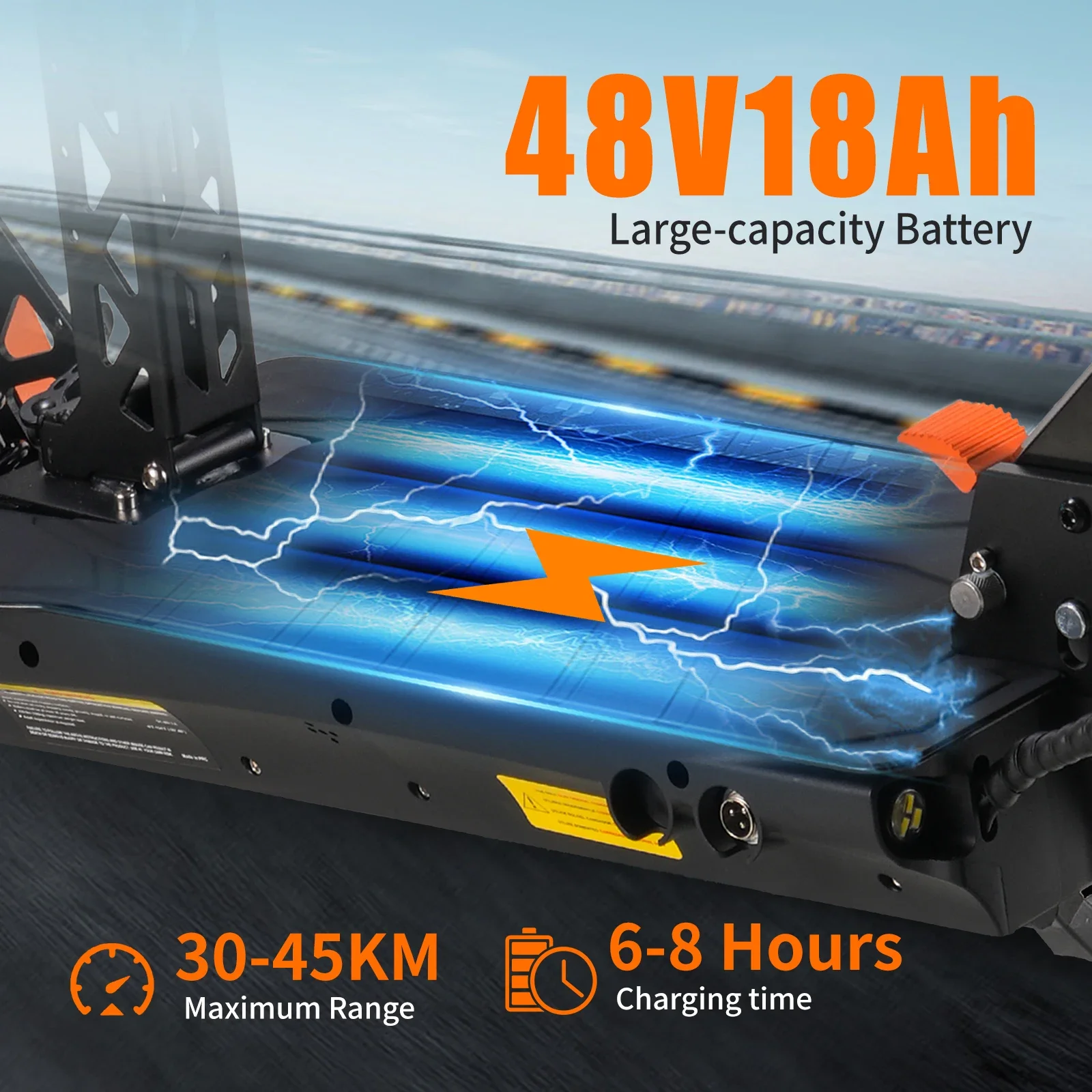 TWOFISH V5 MAX 1500W – Patinete Eléctrico 48V 45 km/h todoterreno - imagen 3