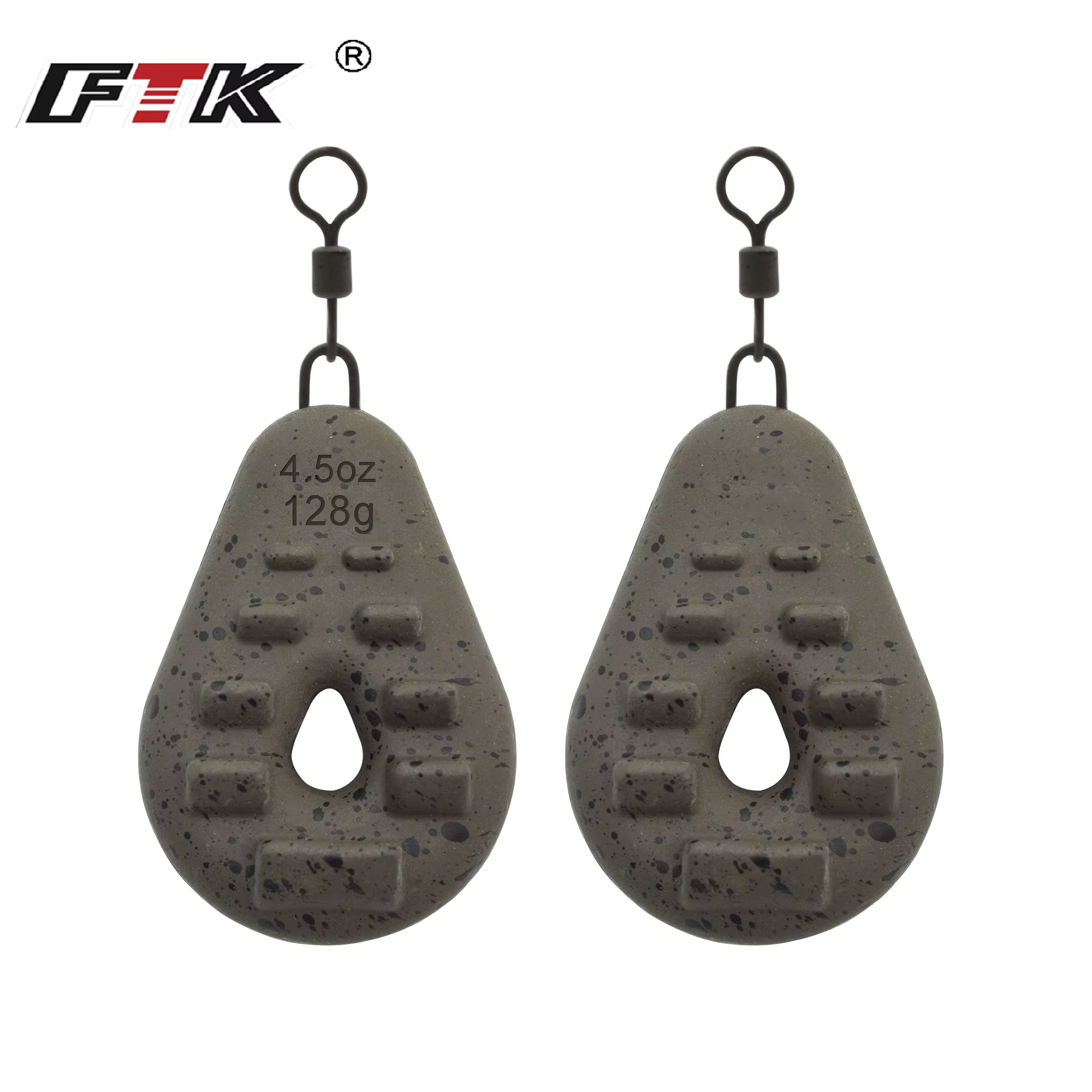 Plomos de Carpa FTK – Anticorrosión