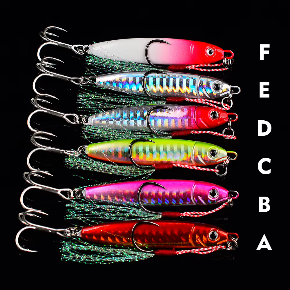 Señuelos Metal PROBEROS 3D Escamas Reales para Pesca Deportiva - imagen 2