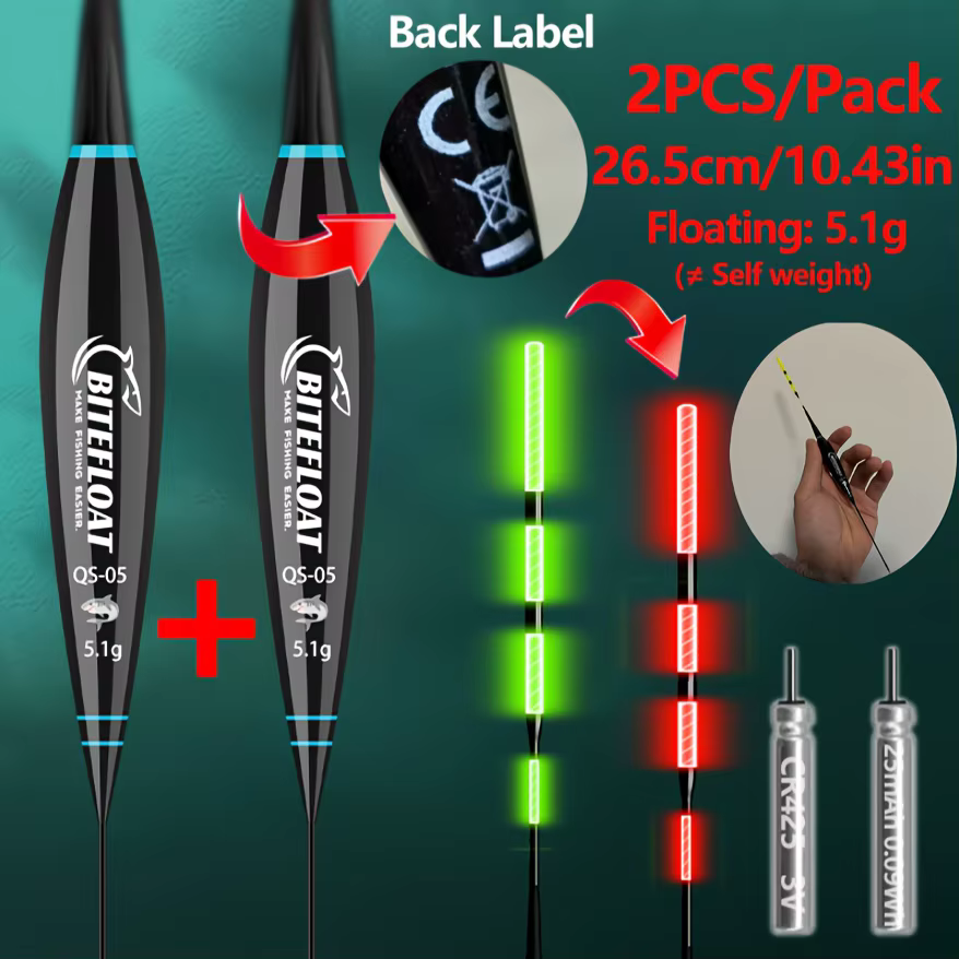 Flotador luminoso Bite Float para pesca nocturna en roca - imagen 2