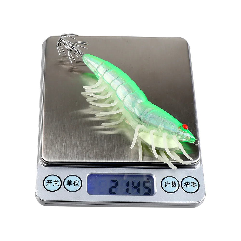 Señuelo de calamar luminiscente para agua salada con anzuelo y pulpo - imagen 4