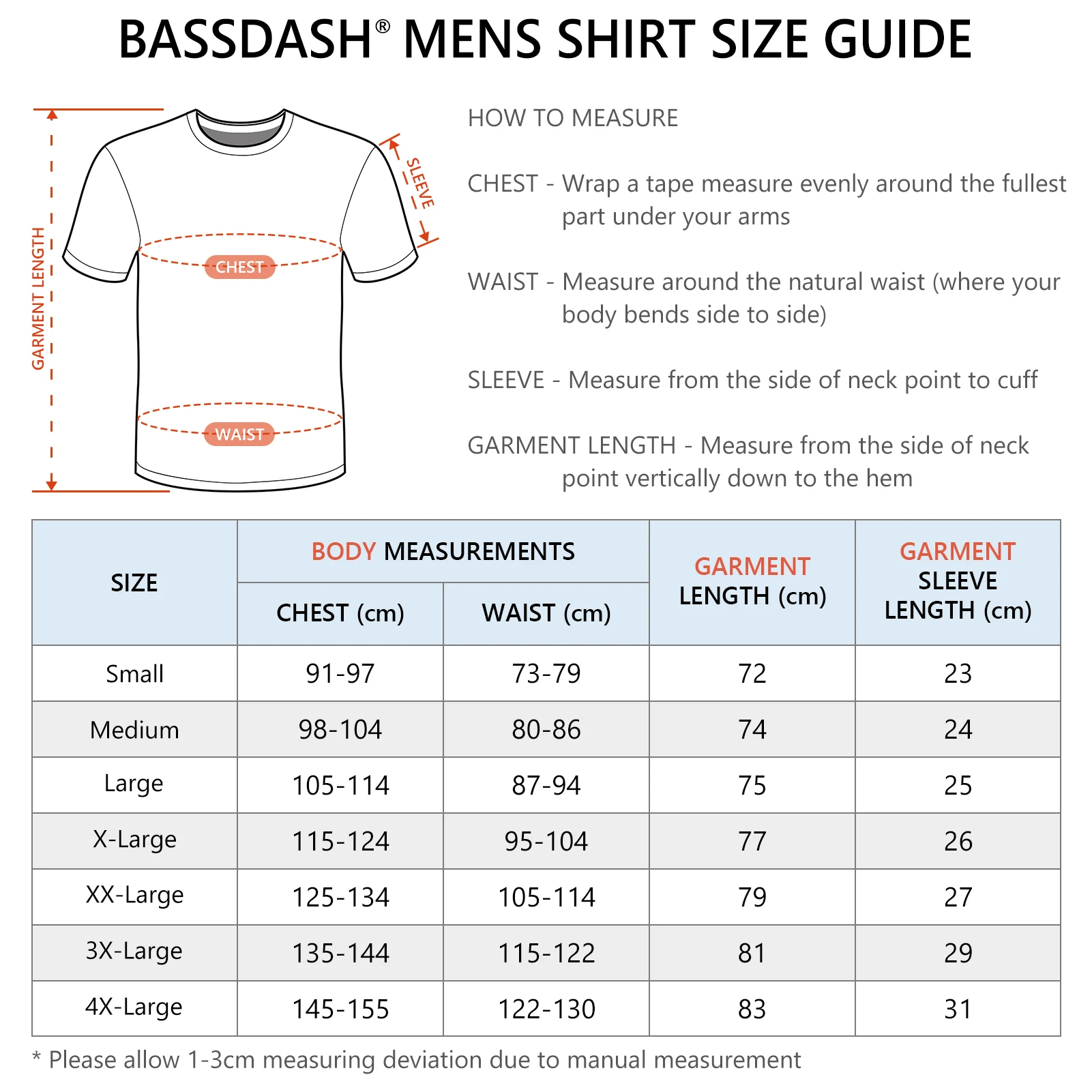 Camiseta BassDash exterior vista frontal