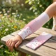 Mangas Ice Silk UPF50+ con orificio para el pulgar y bloqueo UV