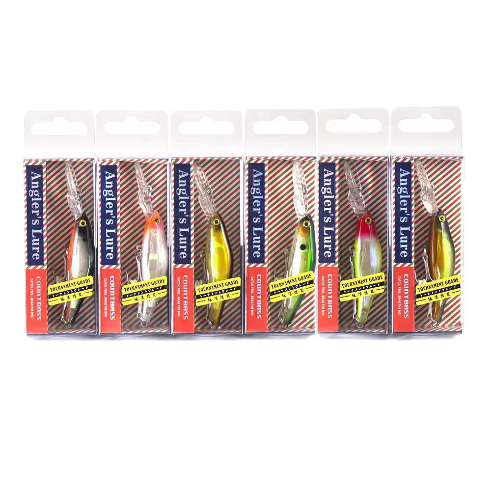 Countbass Hundimiento Minnow 65 mm – Señuelo sinking para lubina - imagen 4