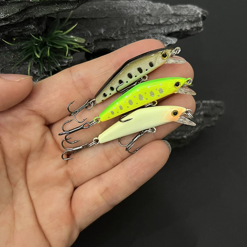 Señuelo Wobbler sinking minnow para trucha y lubina - imagen 2