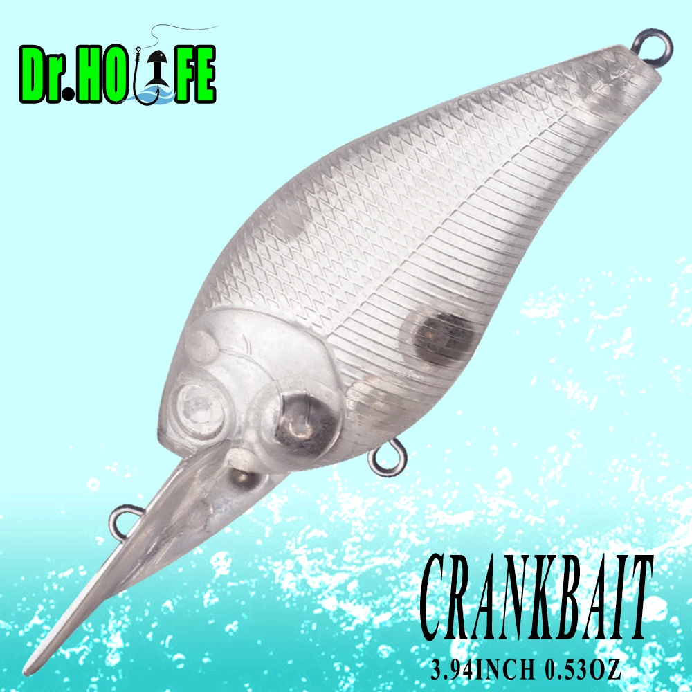 Dr.Holife Señuelos Crankbait flotantes sin pintar – para DIY - imagen 5