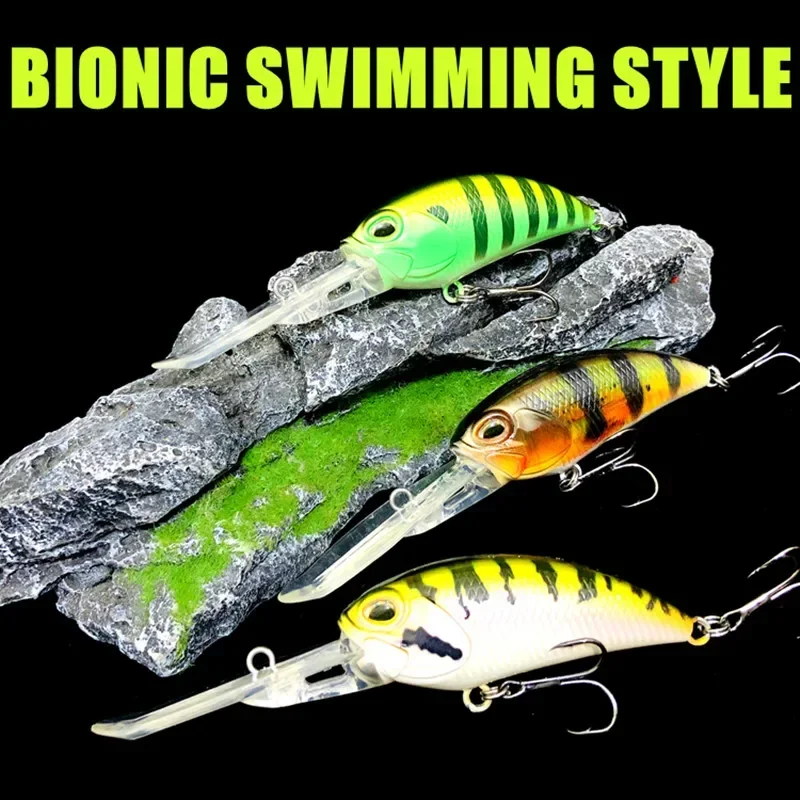 Crankbait Minnow – Señuelo de Arrastre para Lubina y Lucio - imagen 3