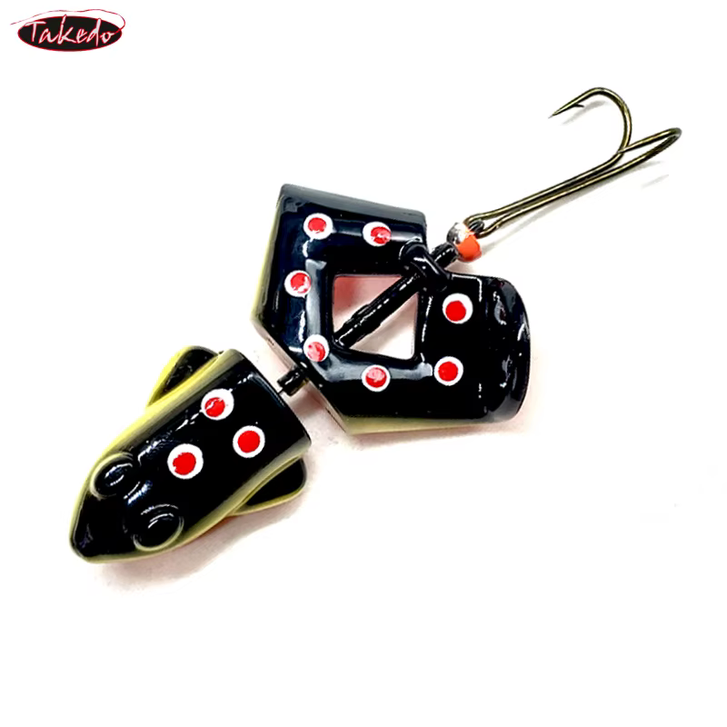 TAKEDO RL09 Rana Artificial Topwater 13g – Cebo articulado para rana