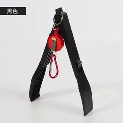 Pinza de pesca antideslizante con clip para cinturón y llavero