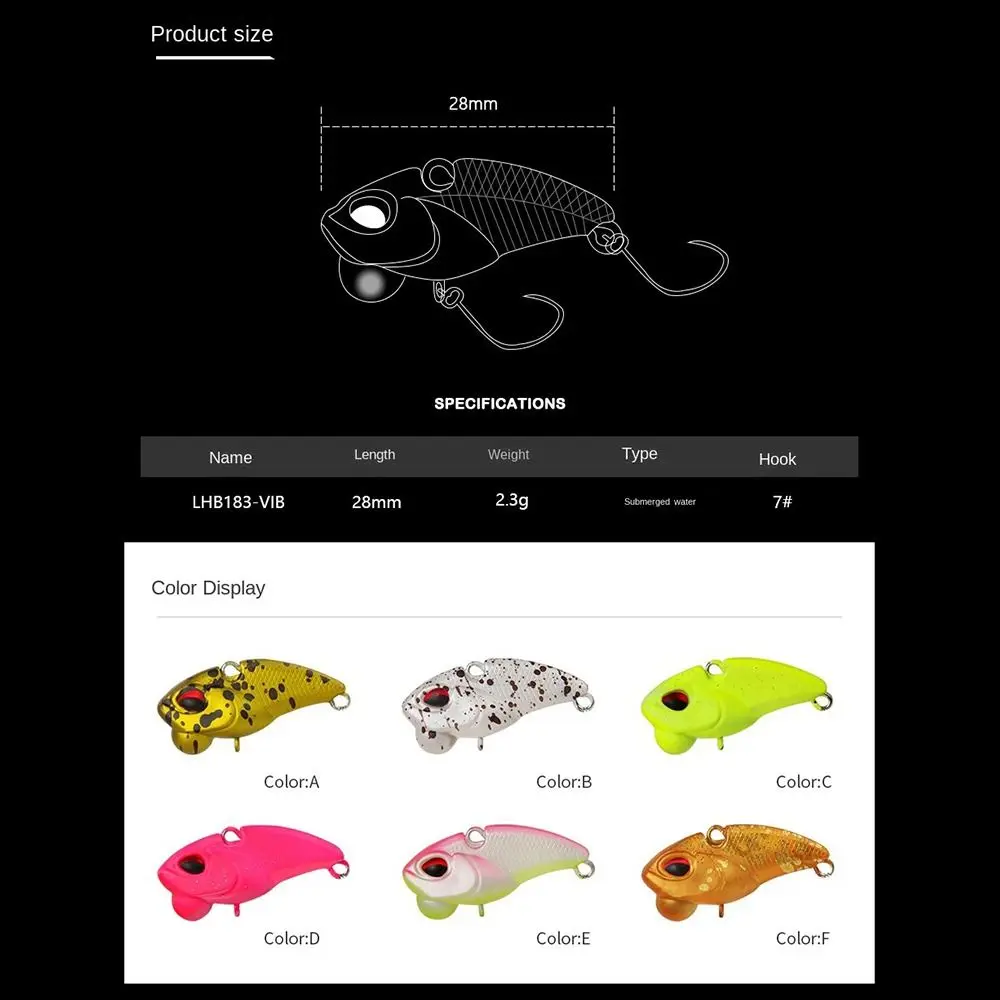 Señuelo VIB Minnow con ojos 3D y colorido