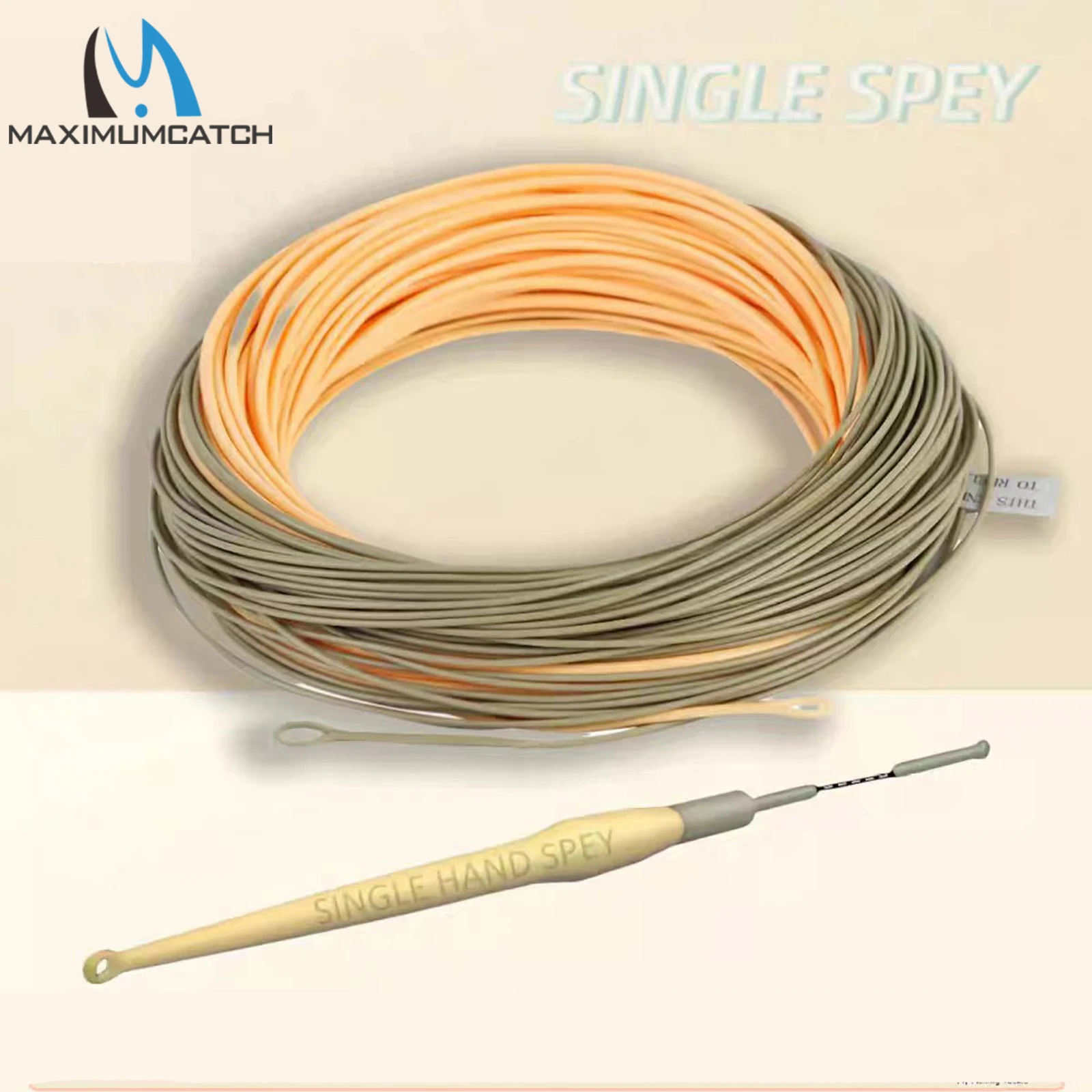 Línea de pesca con mosca Spey flotante Maxcatch melocotón - imagen 4