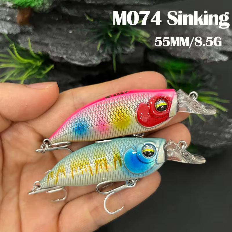 Señuelo Minnow Hundido – Jerkbait japonés para lubina y perca - imagen 2