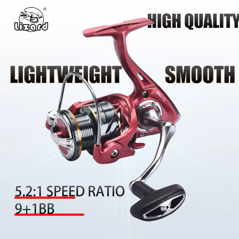 Carrete Spinning Lizard 2500 Ultraligero para Finesse y Lubina – Costa y Roca - imagen 5
