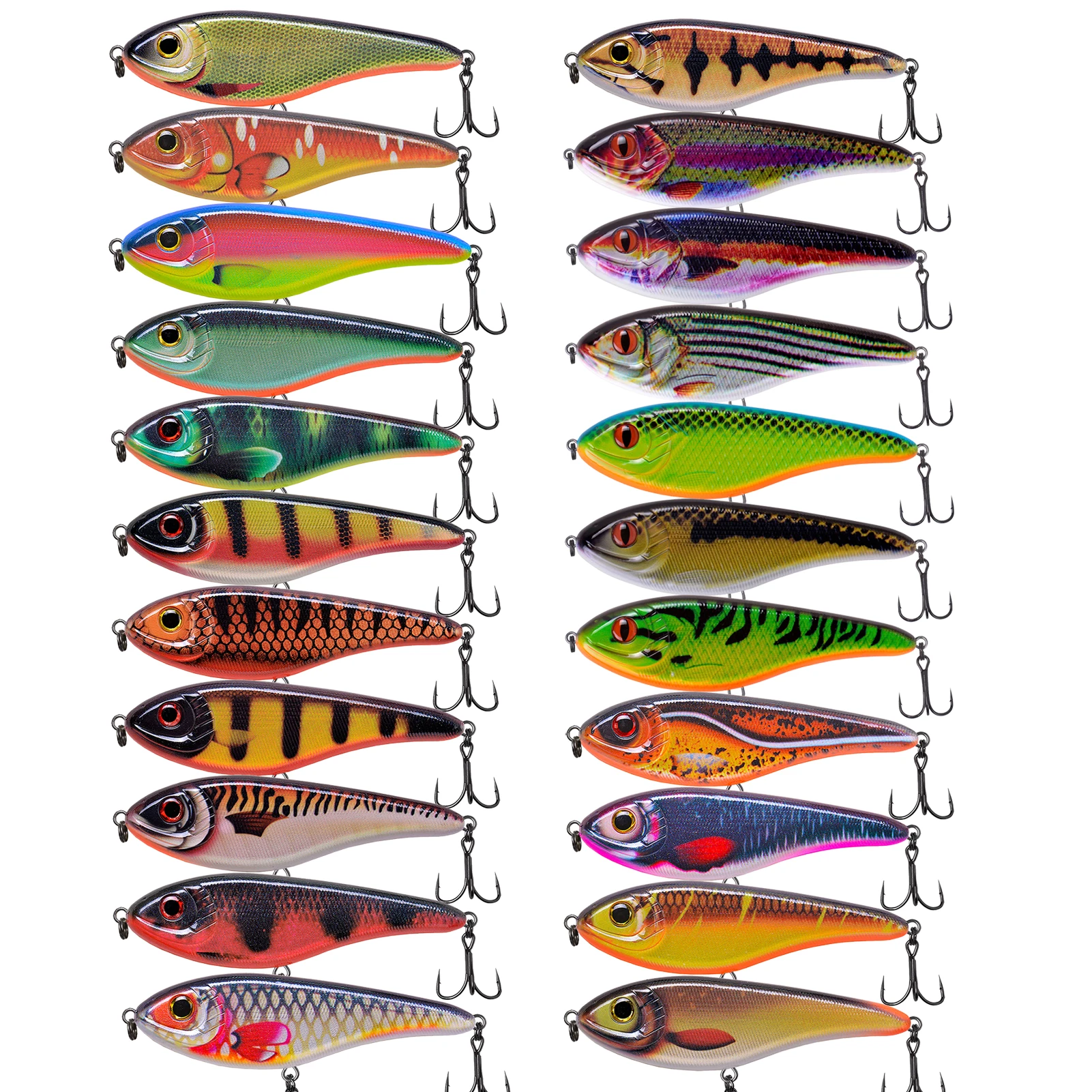 FREE FISHER Jerkbait deslizante – Swimbait duro para pesca mayor - imagen 3