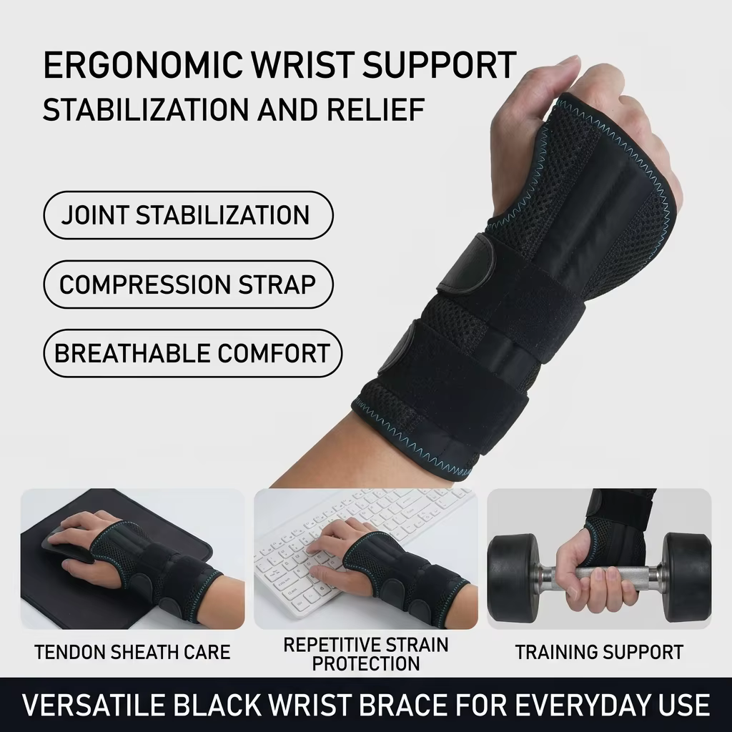 Soporte de Muñeca Transpirable y Ajustable – Alivio Túnel Carpiano, Tendinitis y Artritis - imagen 4