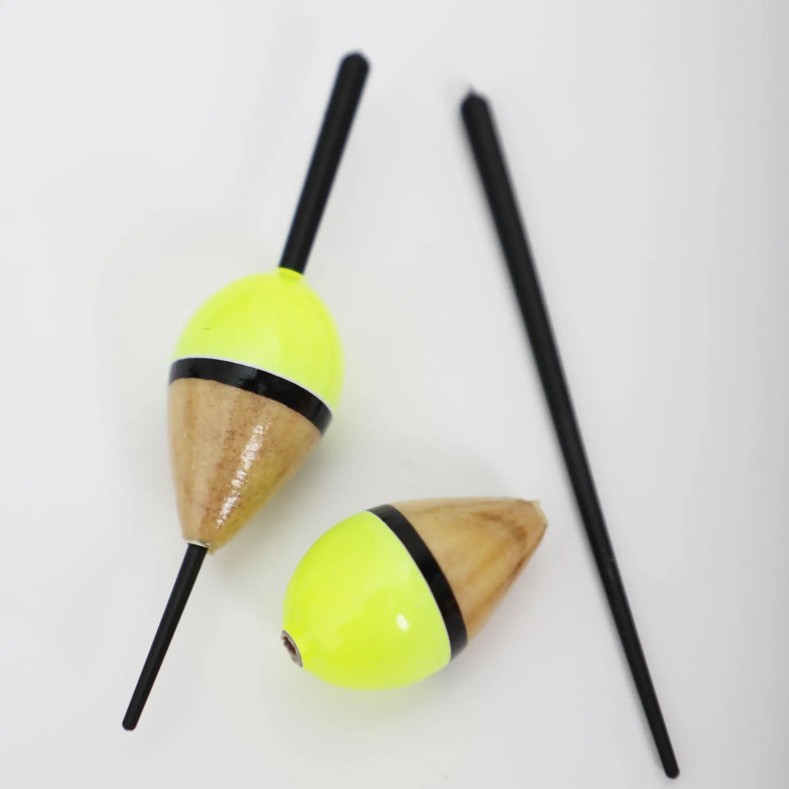 FREE FISHER Flotadores iluminados de corcho con varilla Paulownia - imagen 2