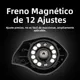 Carrete Baitcasting Huidiao 7.1:1 con freno magnético 12 niveles