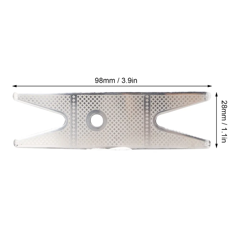 Llave de ajuste plateada de doble cabezal