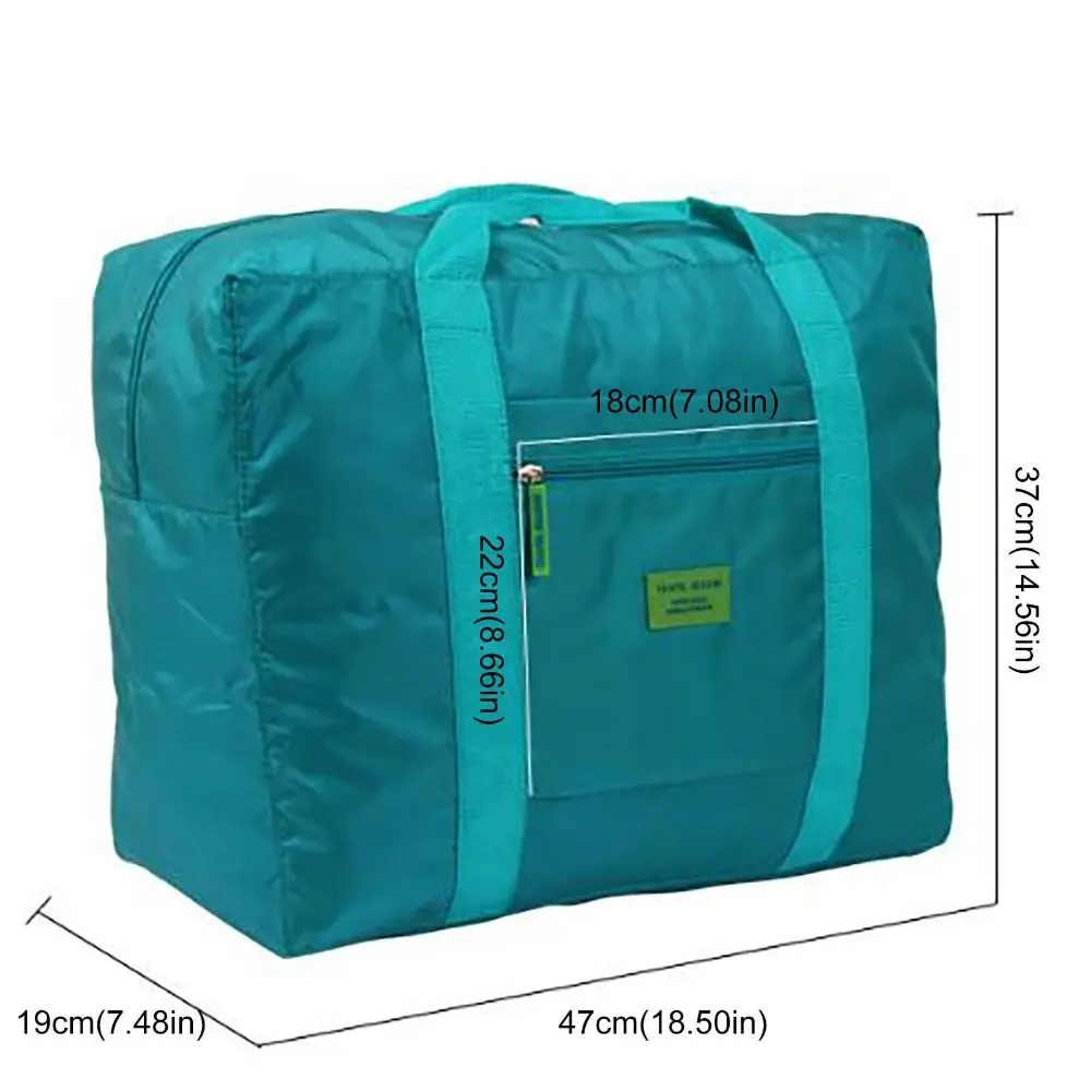 Bolsa de pesca plegable nailon resistente con asa para guardar - imagen 3