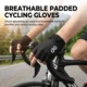Guantes antideslizantes medio dedo transpirables para pesca y ciclismo