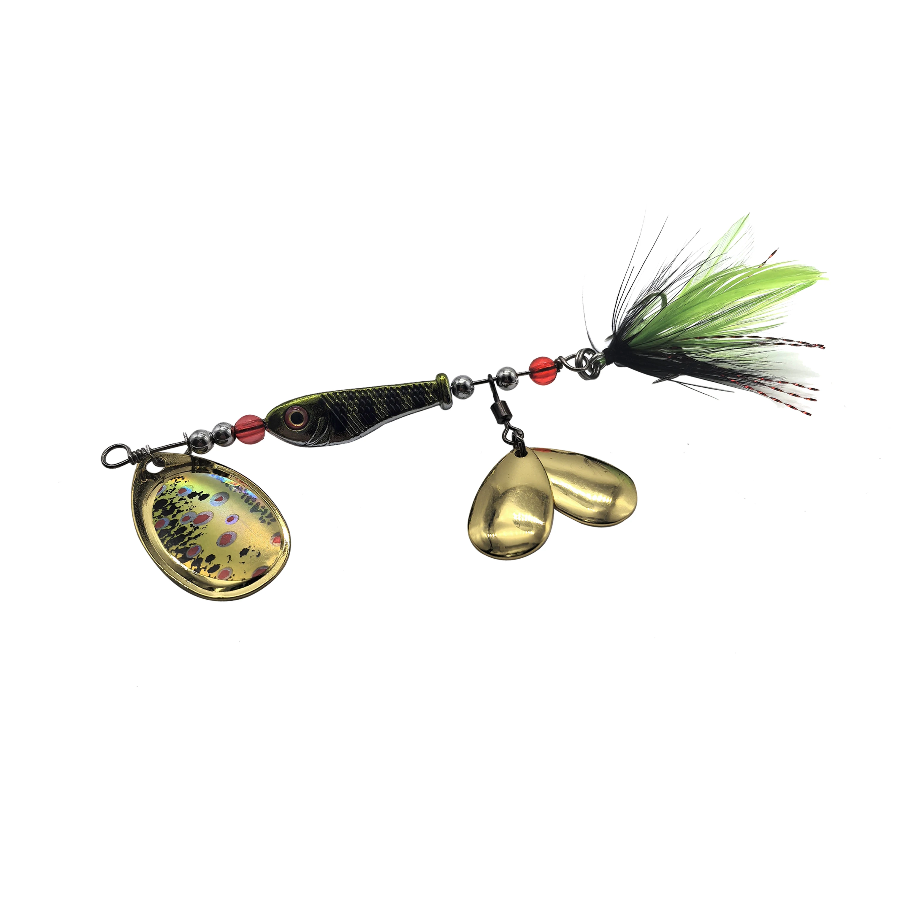 Mycena Buzzbait hoja múltiple Jig bailarina para lubina - imagen 5