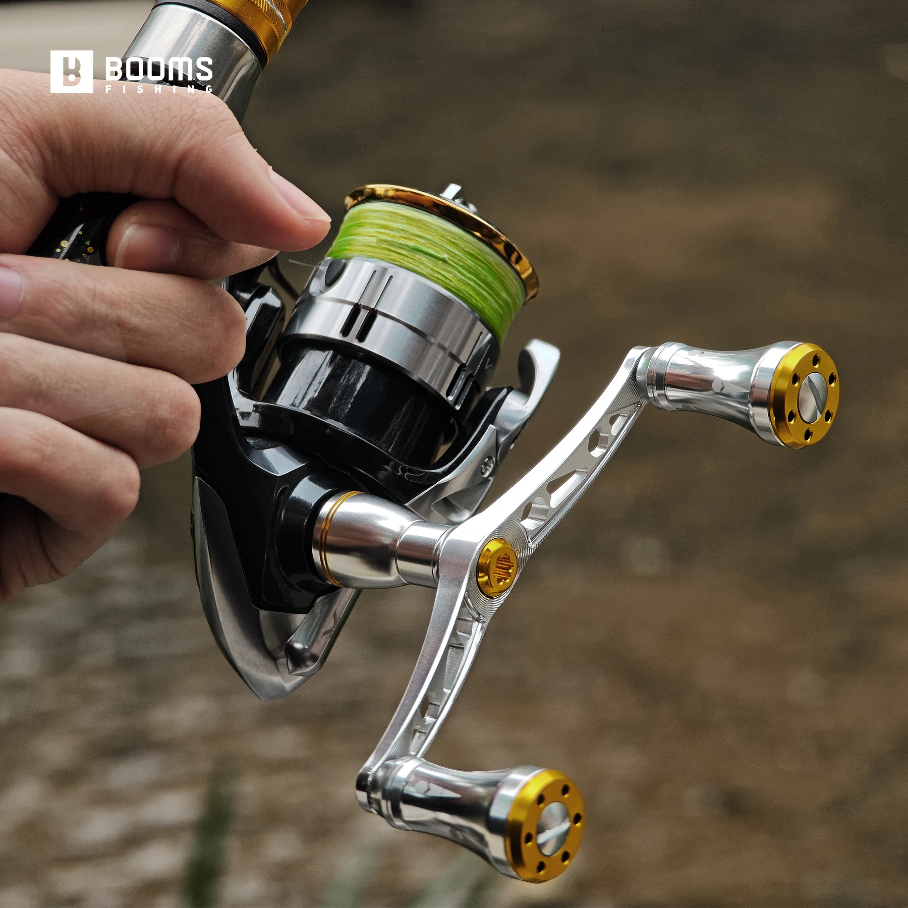 Booms Fishing DR1 – Mango doble recambio carrete giratorio Shimano - imagen 3