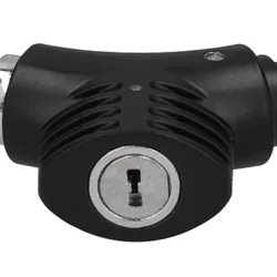 Candado de bicicleta con cable de acero reforzado para exterior