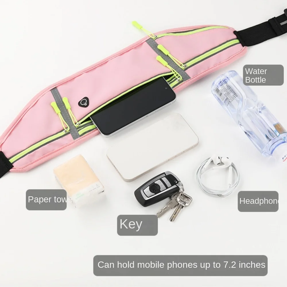 Riñonera impermeable ligera para maratón con portabotella y móvil - imagen 4
