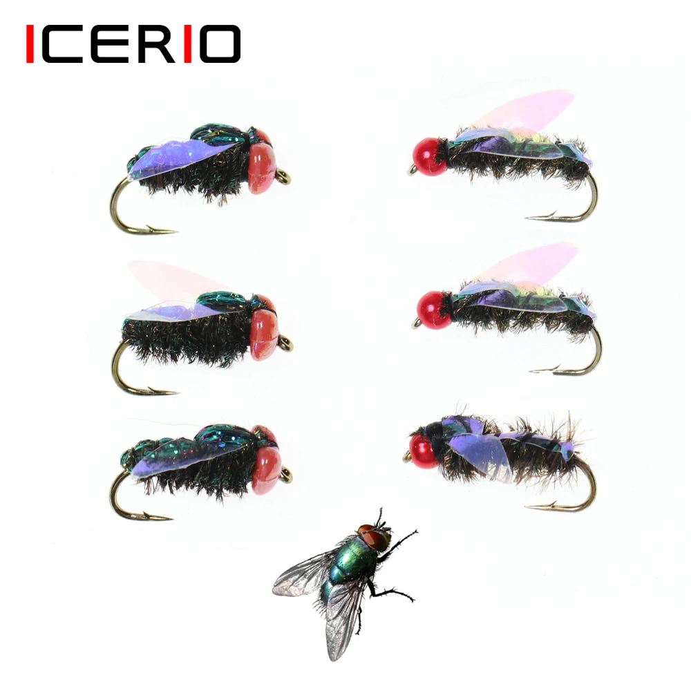 Set completo de señuelos ICERIO para pesca con mosca