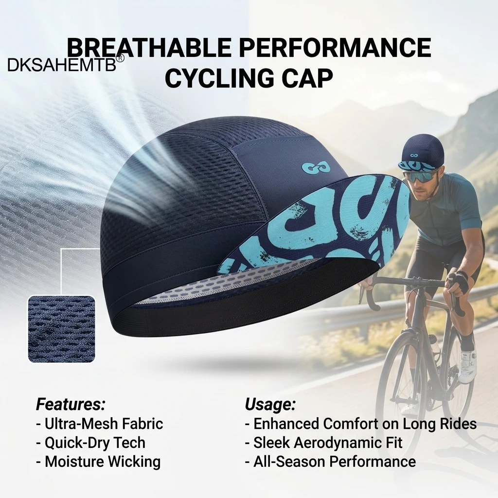 Gorro transpirable de secado rápido para ciclismo y pesca verano - imagen 2