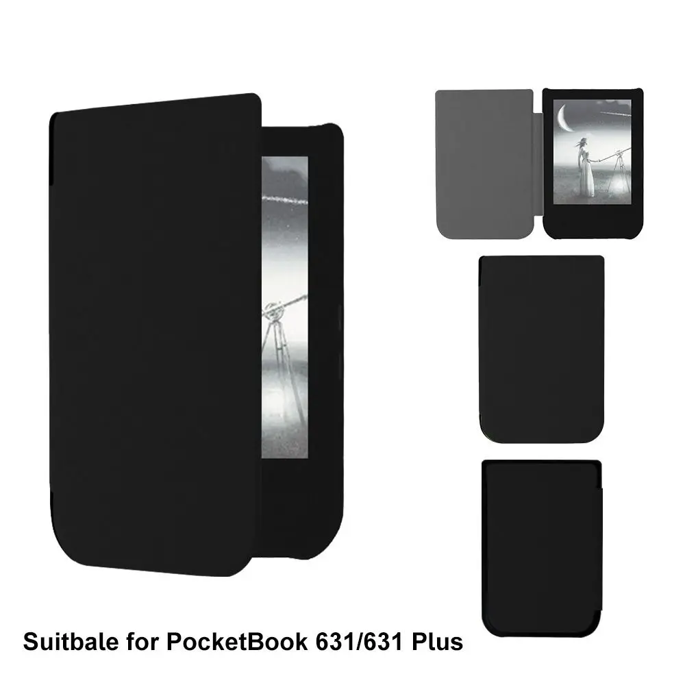 Funda tipo libro e-reader anticaída microfibra PocketBook 631 - imagen 2