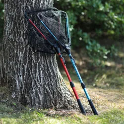 Red de pesca telescópica NUNATAK con malla triángulos para peces