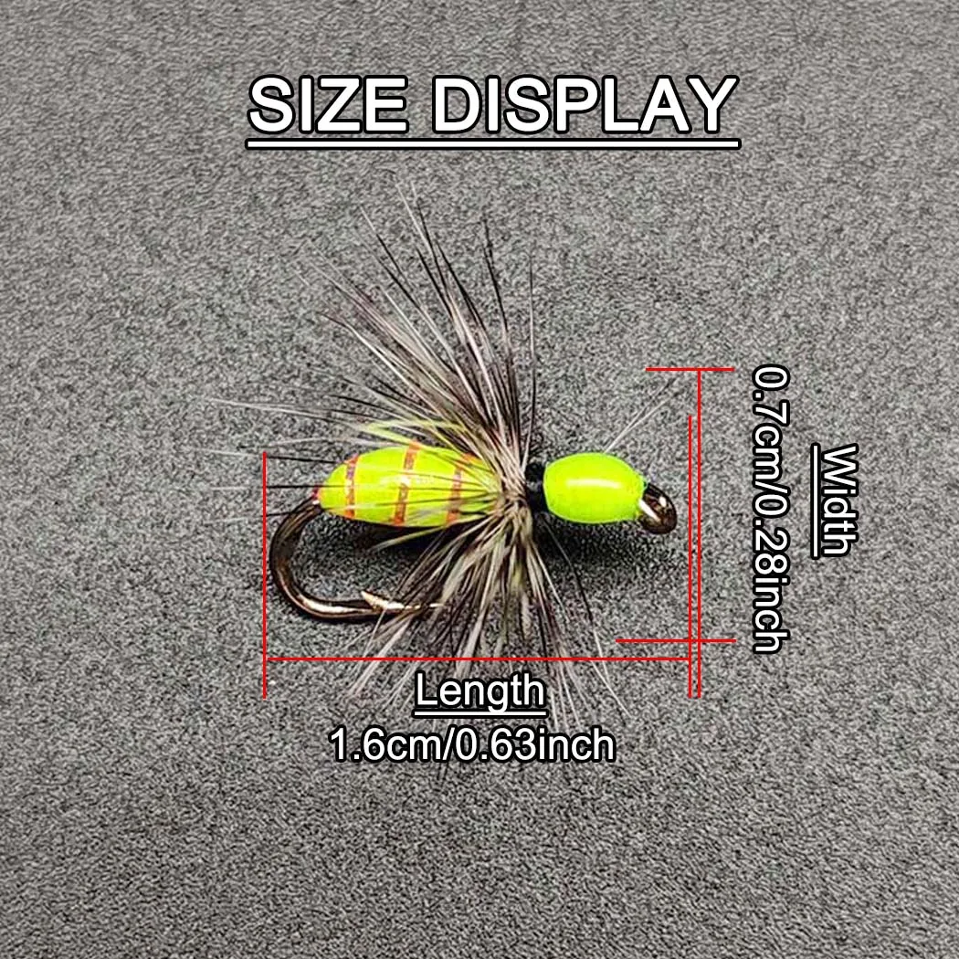 Señuelos de ninfa para pesca con mosca, trucha y perca - imagen 2