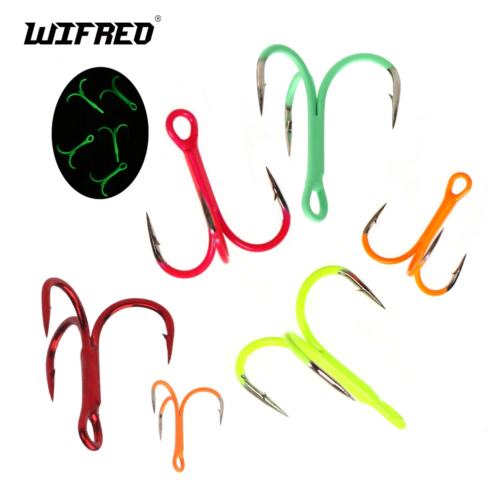 Wifreo Anzuelos Triples Verdes Luminosos – Pesca mar - imagen 5