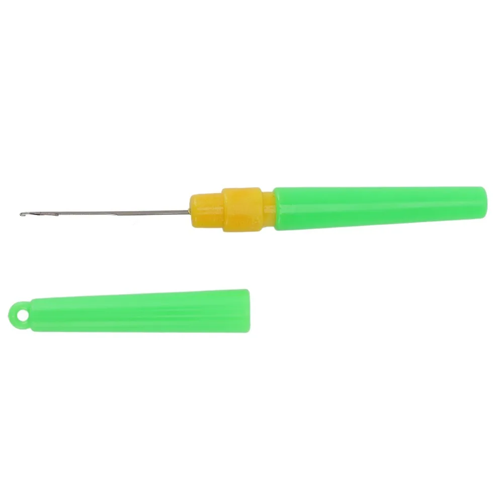 Aguja de pesca de acero con doble punta – herramienta para enhebrar - imagen 2