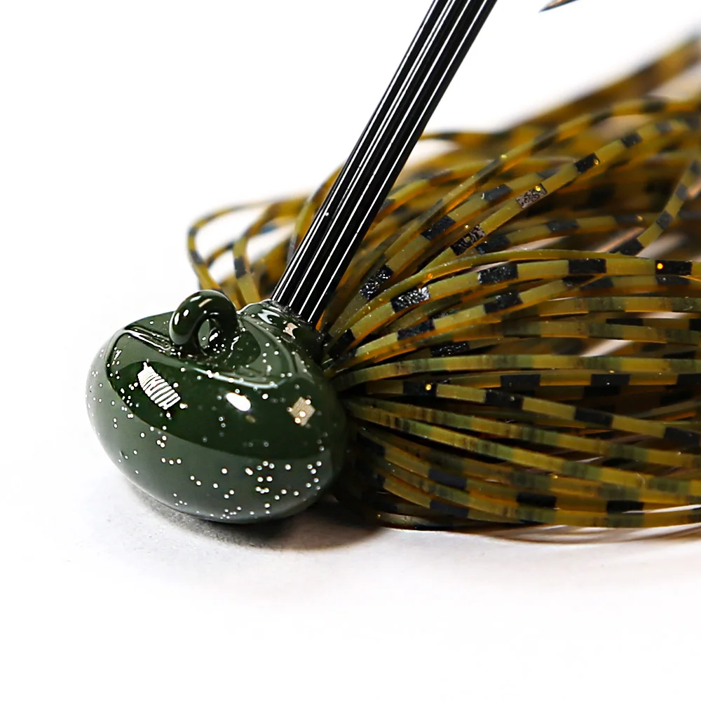 B & U Football Jig – Señuelo para lubina con anzuelo afilado y acción vibrante - imagen 2