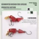 Mini señuelo minnow Mustad para pesca de trucha y lubina - imagen 3