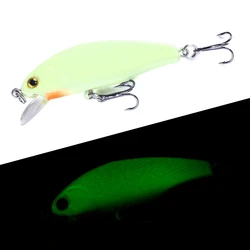 Señuelo hundido luminoso Minnow Jerkbait 50mm 3.1g trucha perca