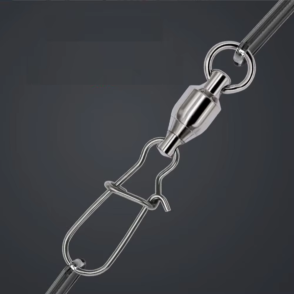 DNDYUJU 10X-100X Conector de señuelo giratorio con rodamientos - imagen 3