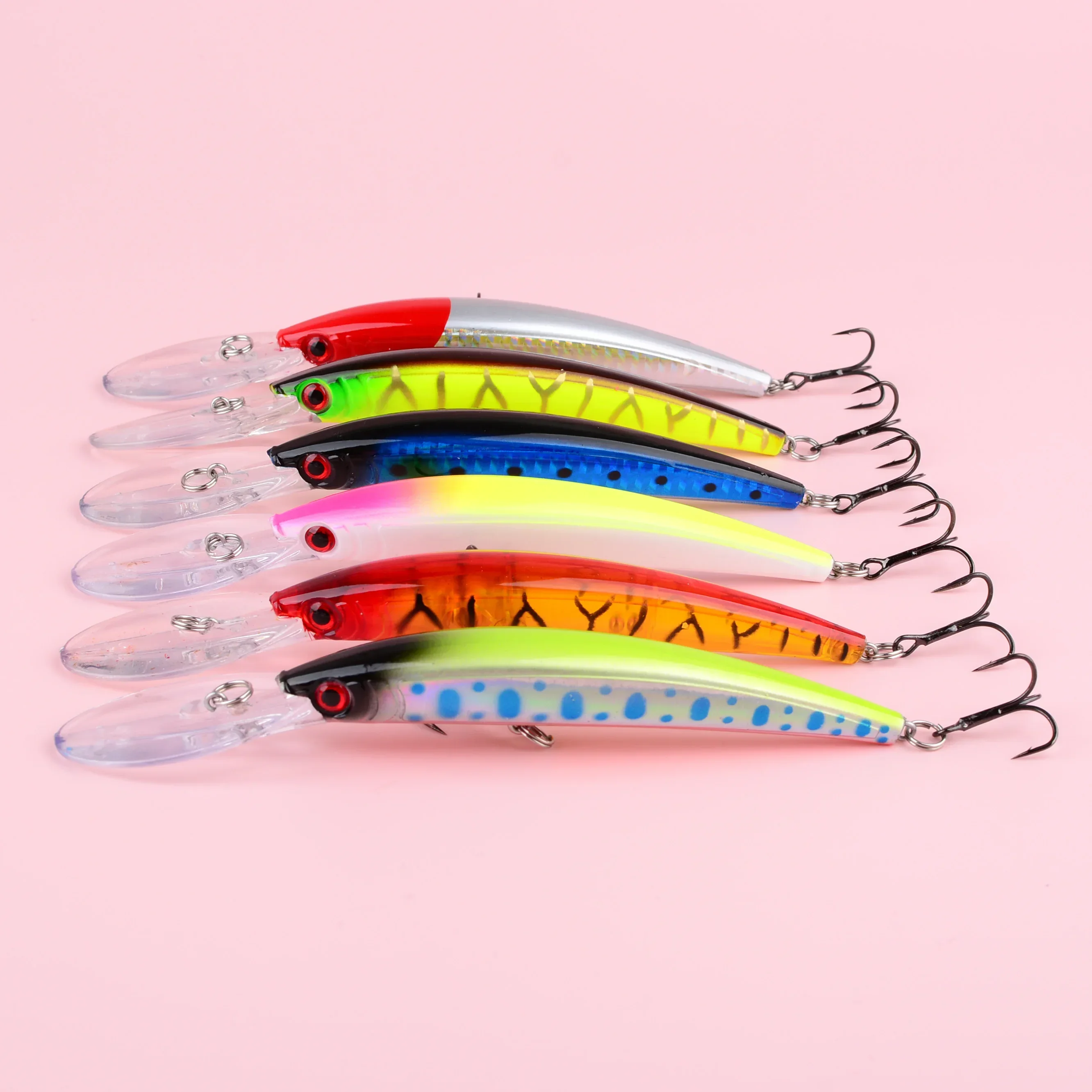 Señuelo minnow grande de 15 cm